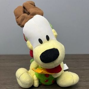 Garfield Christmas Singing Odie Dog 9" Vintage